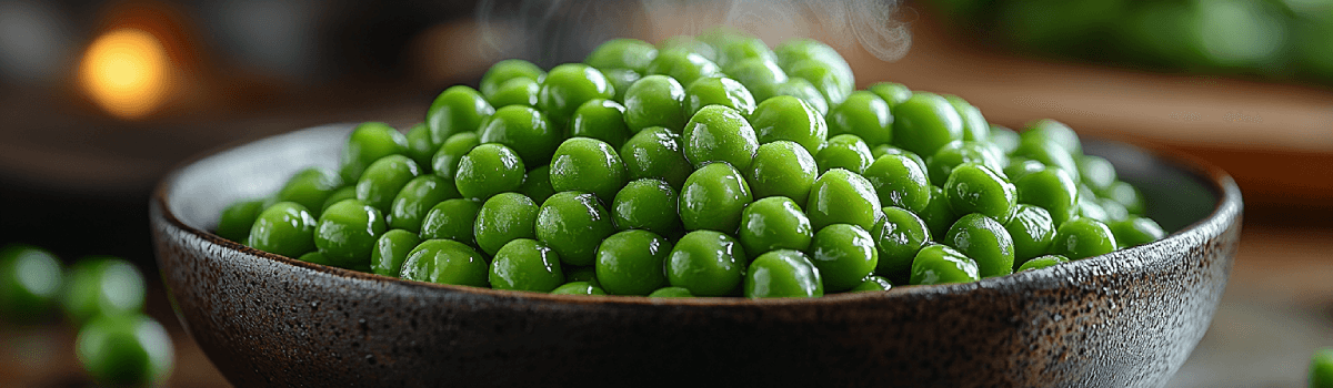 Les petits pois en conserve : une option nutritive et pratique ?