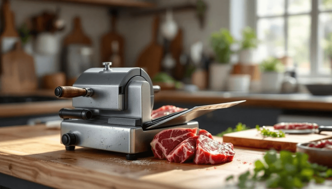 Une trancheuse à viande