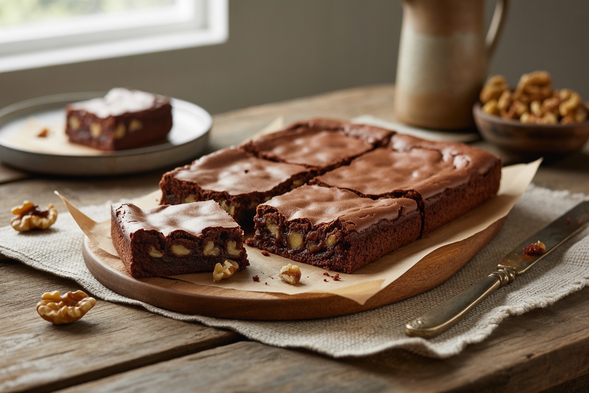 Brownie chocolat noix : la recette fondante et inratable pour les gourmands !